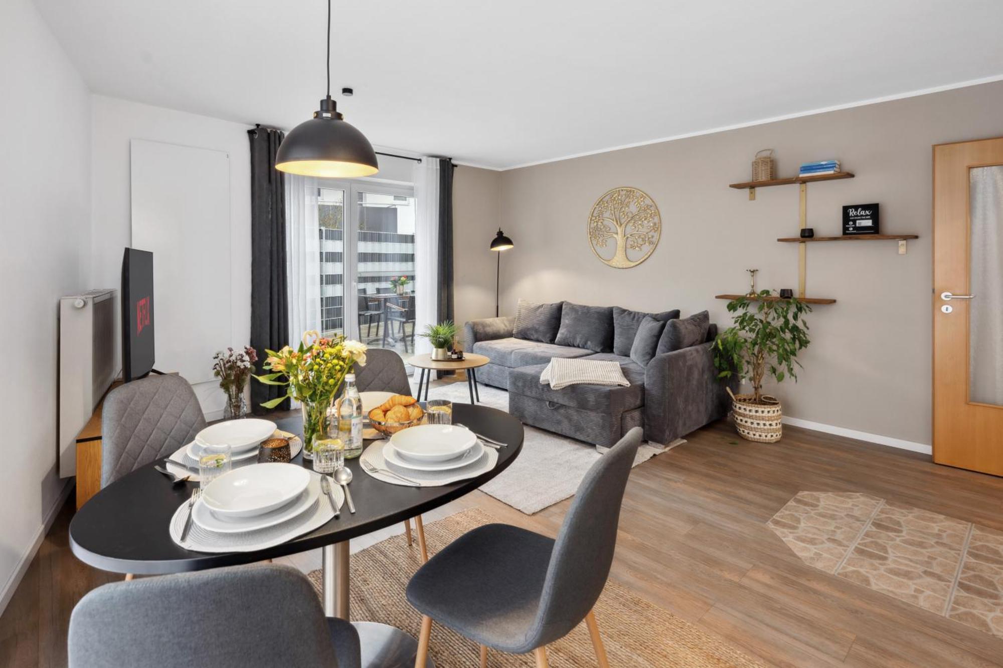 Haven Wlan Parkplatz Terrasse Balkon Apartment Laupheim